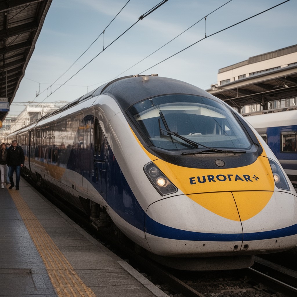AI-generated illustration of Eurostar