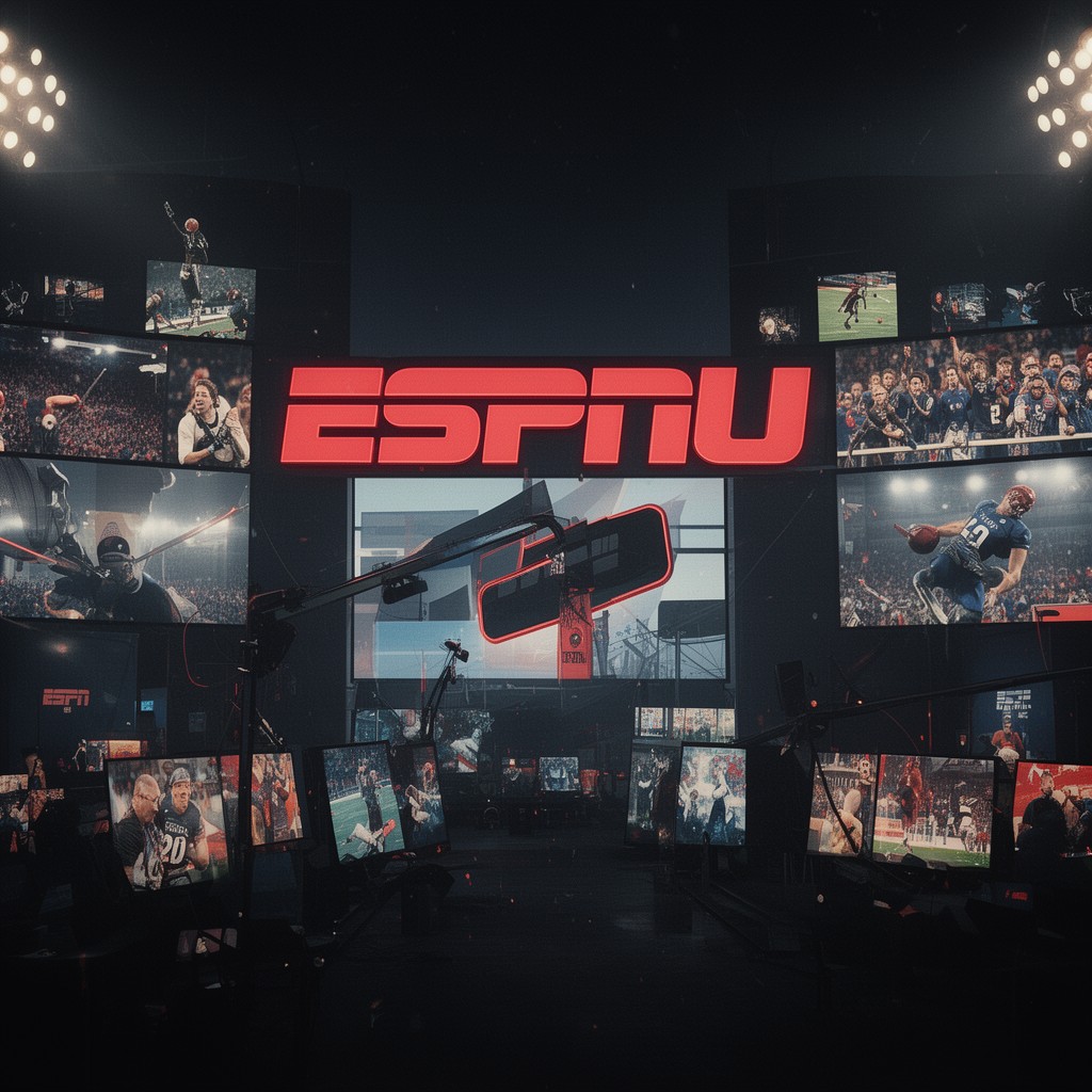 AI-generated illustration of ESPNU