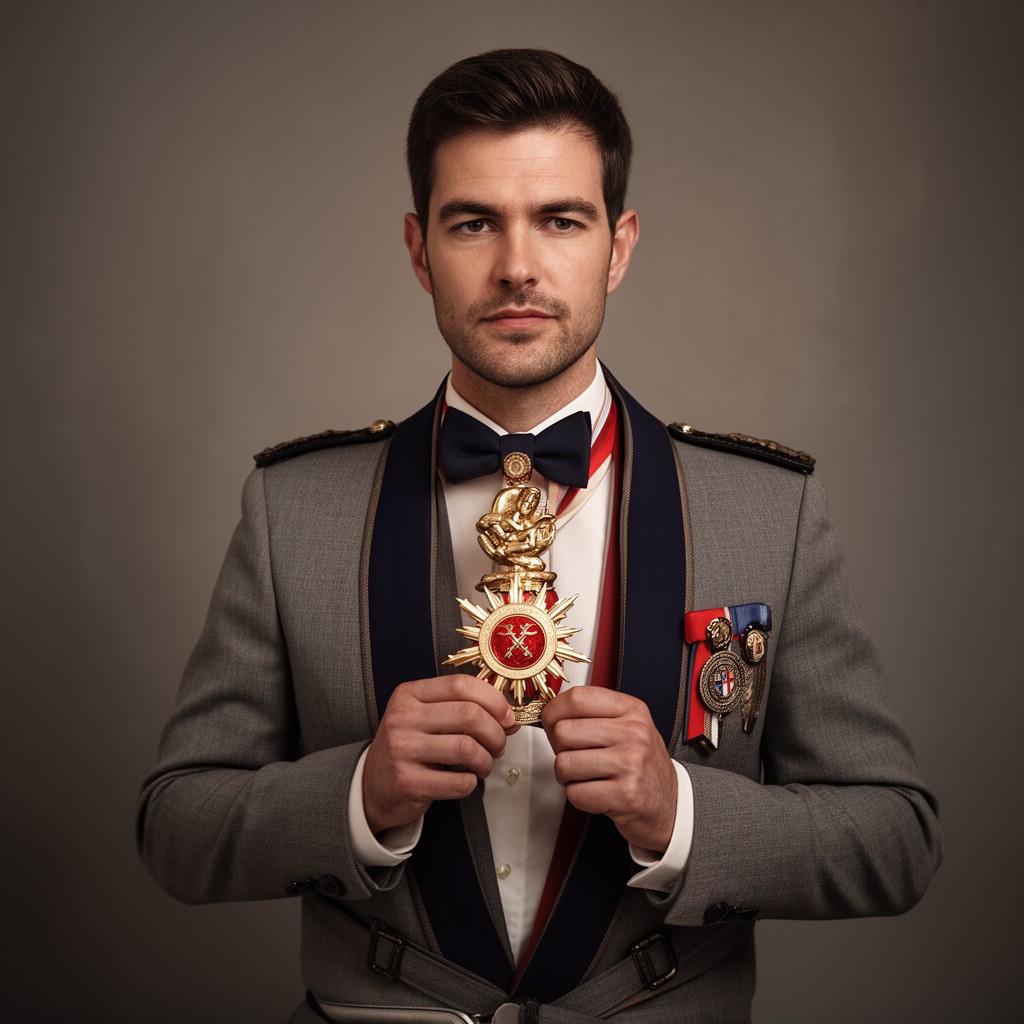 AI-generated illustration of Chevalier de la Légion d'honneur