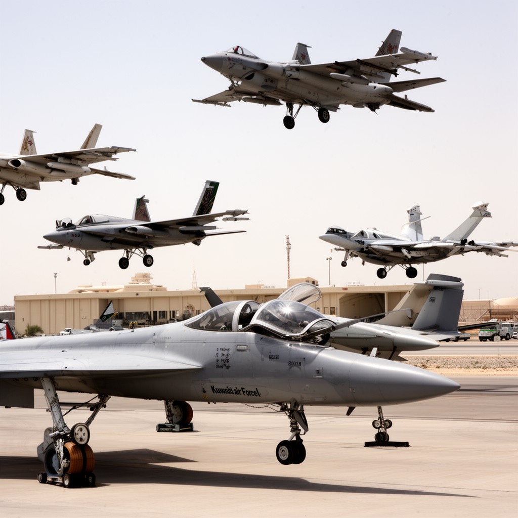 AI-generated illustration of Kuwait Air Force