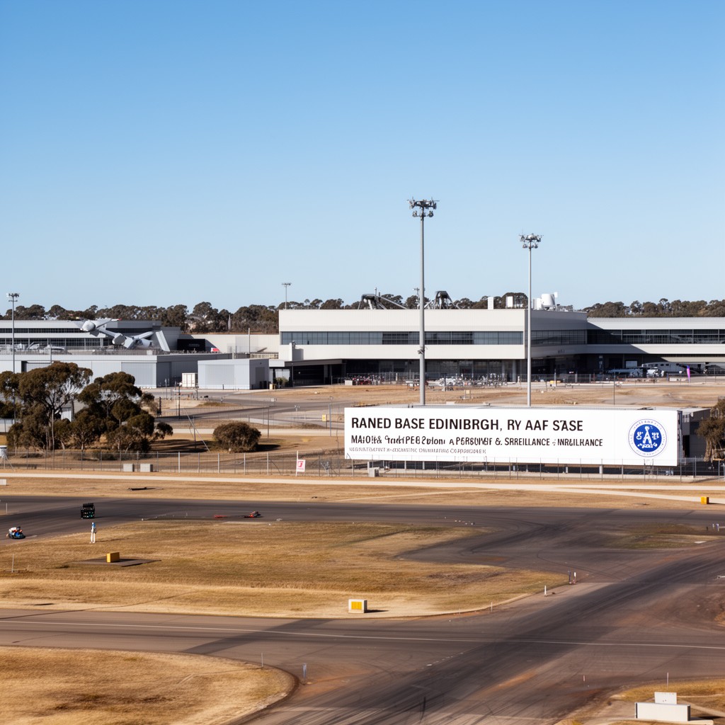 AI-generated illustration of RAAF Base Edinburgh