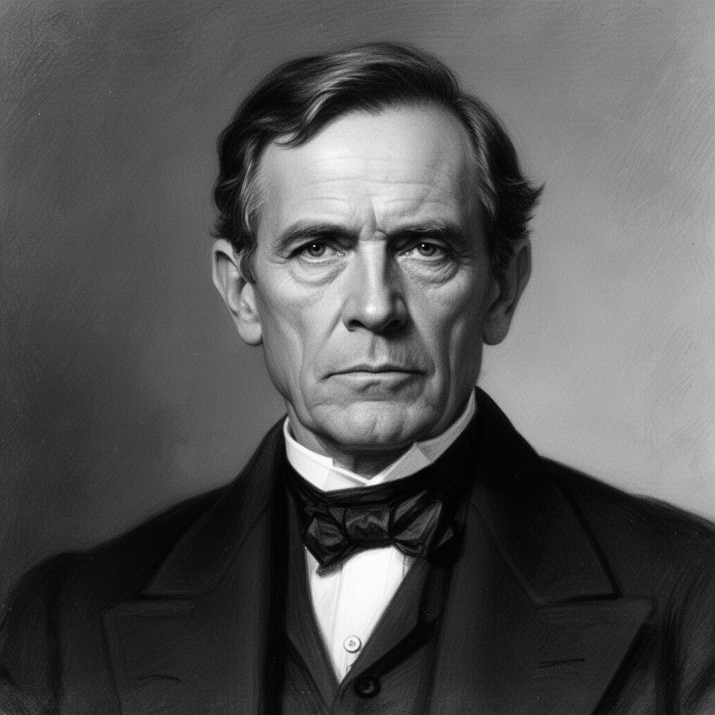 AI-generated illustration of Edwin M. Stanton