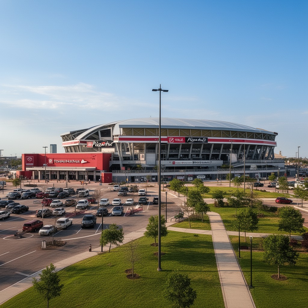 AI-generated illustration of Pizza Hut Park