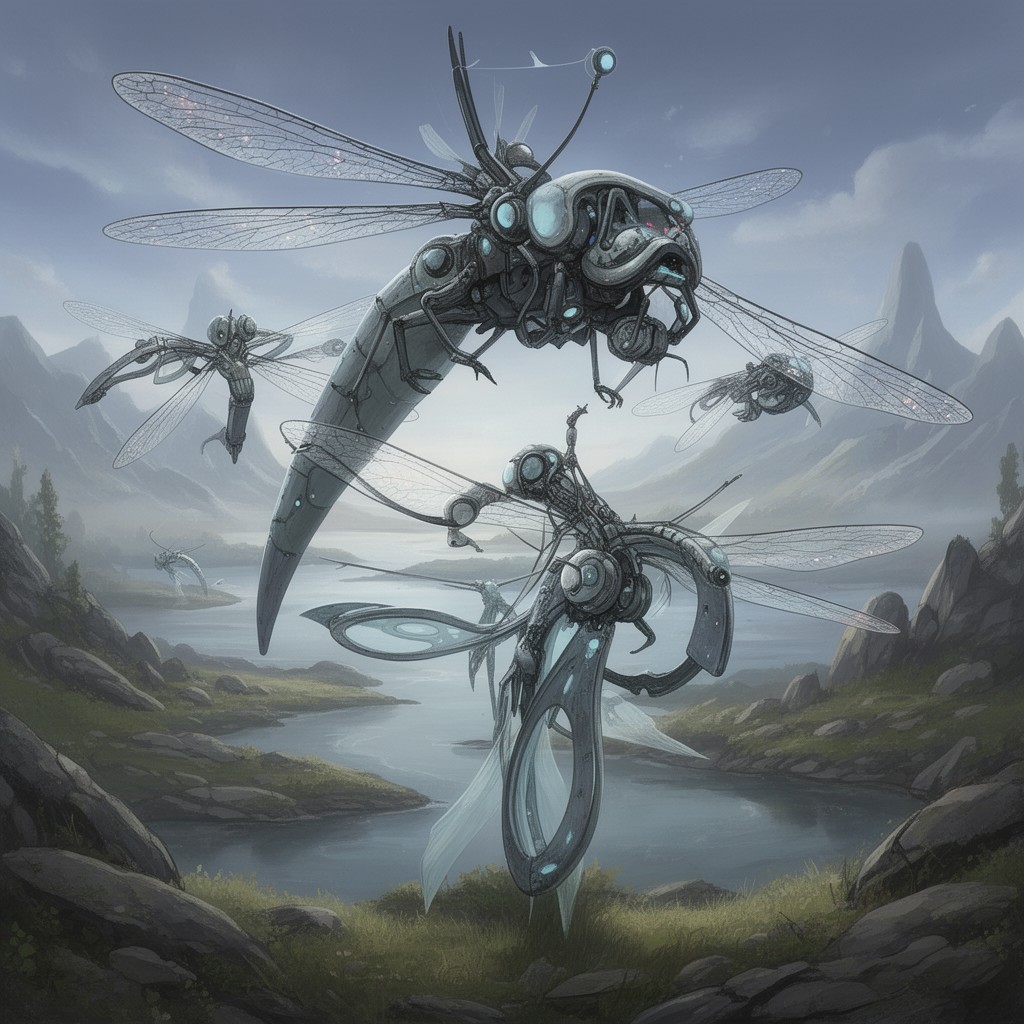 AI-generated illustration of Dragonfly