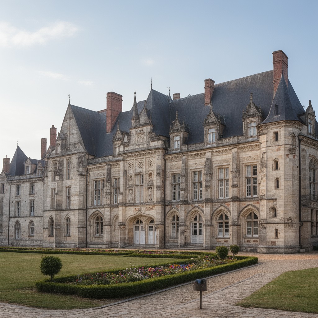AI-generated illustration of Collège Royal Henry-Le-Grand at La Flèche