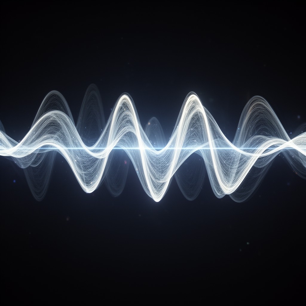 AI-generated illustration of wave theory of light