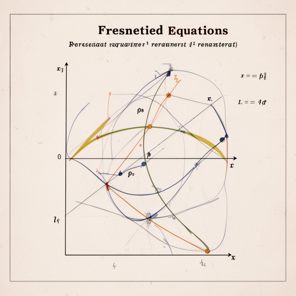 AI-generated illustration of Fresnel equations