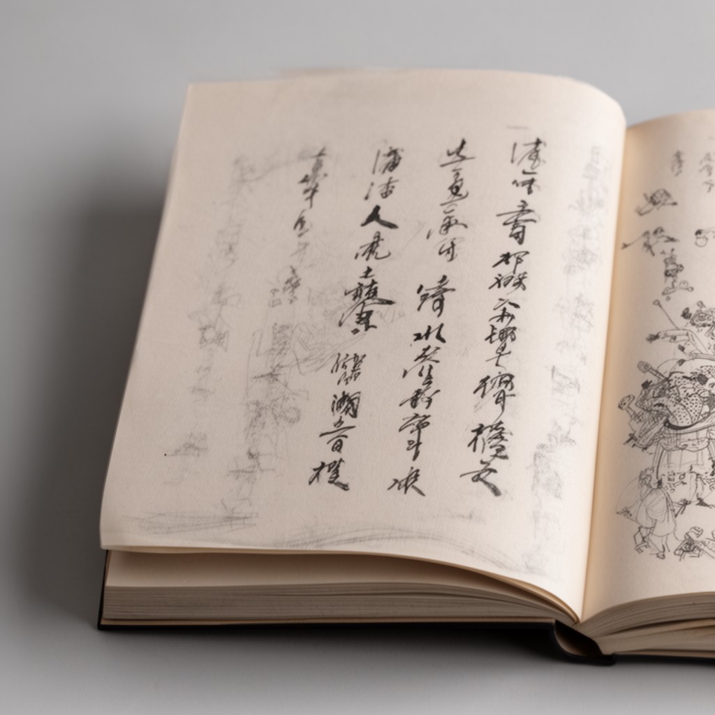 AI-generated illustration of Man'yōshū