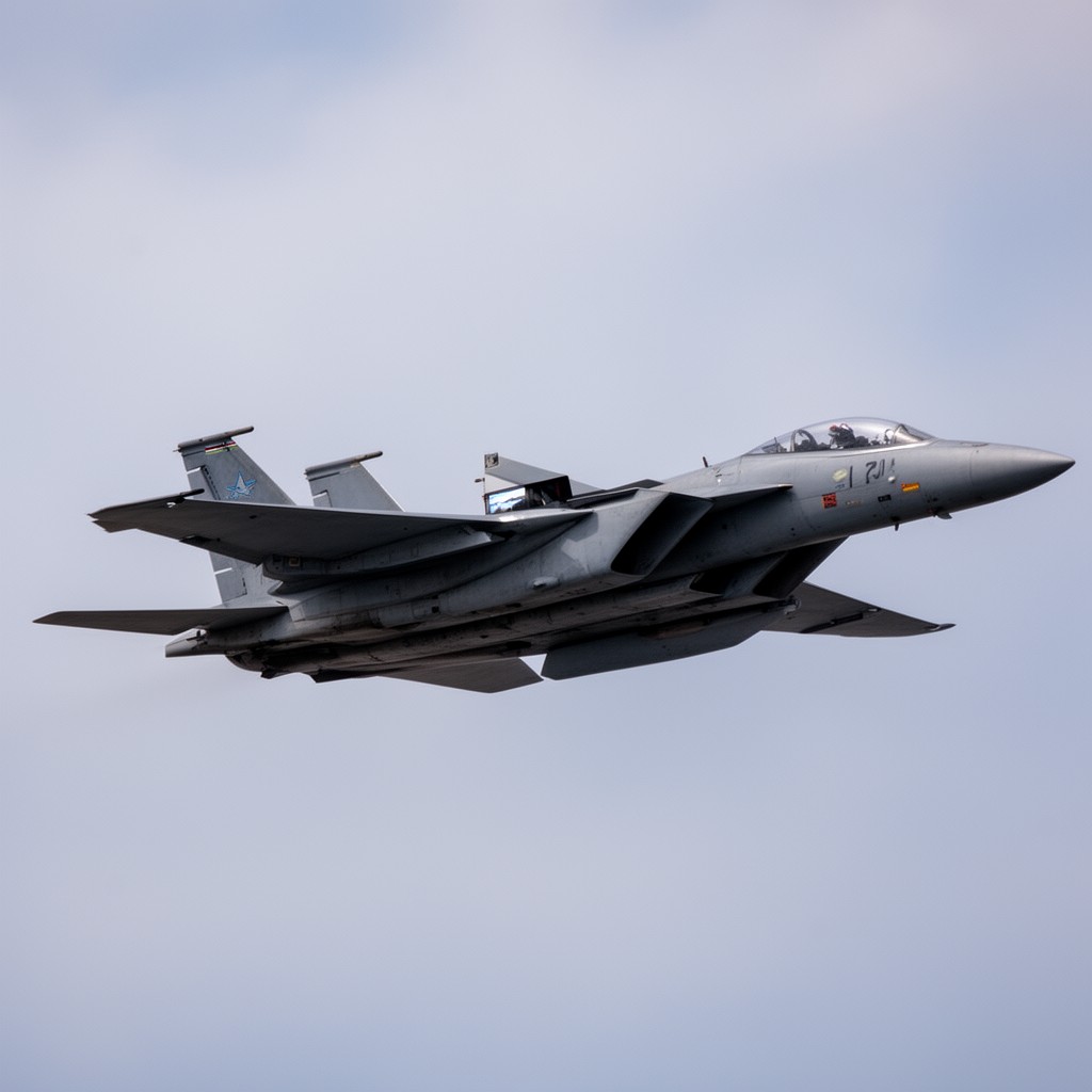 AI-generated illustration of F-15 Eagle