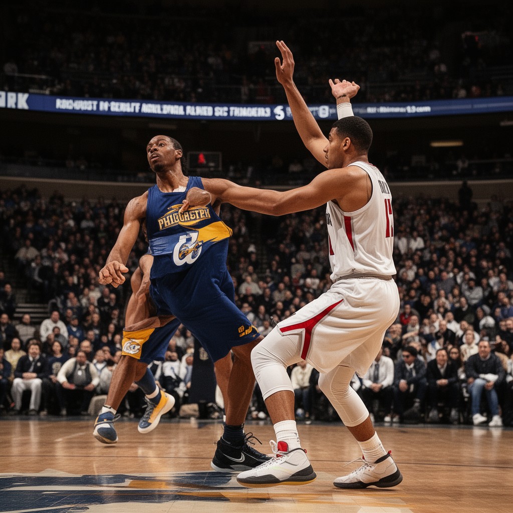 AI-generated illustration of Big 5 basketball