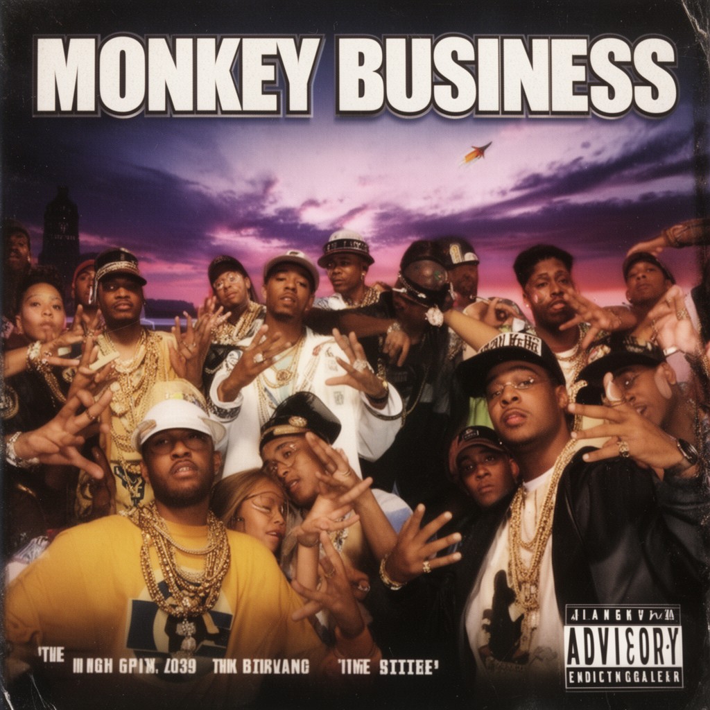 AI-generated illustration of Monkey Business