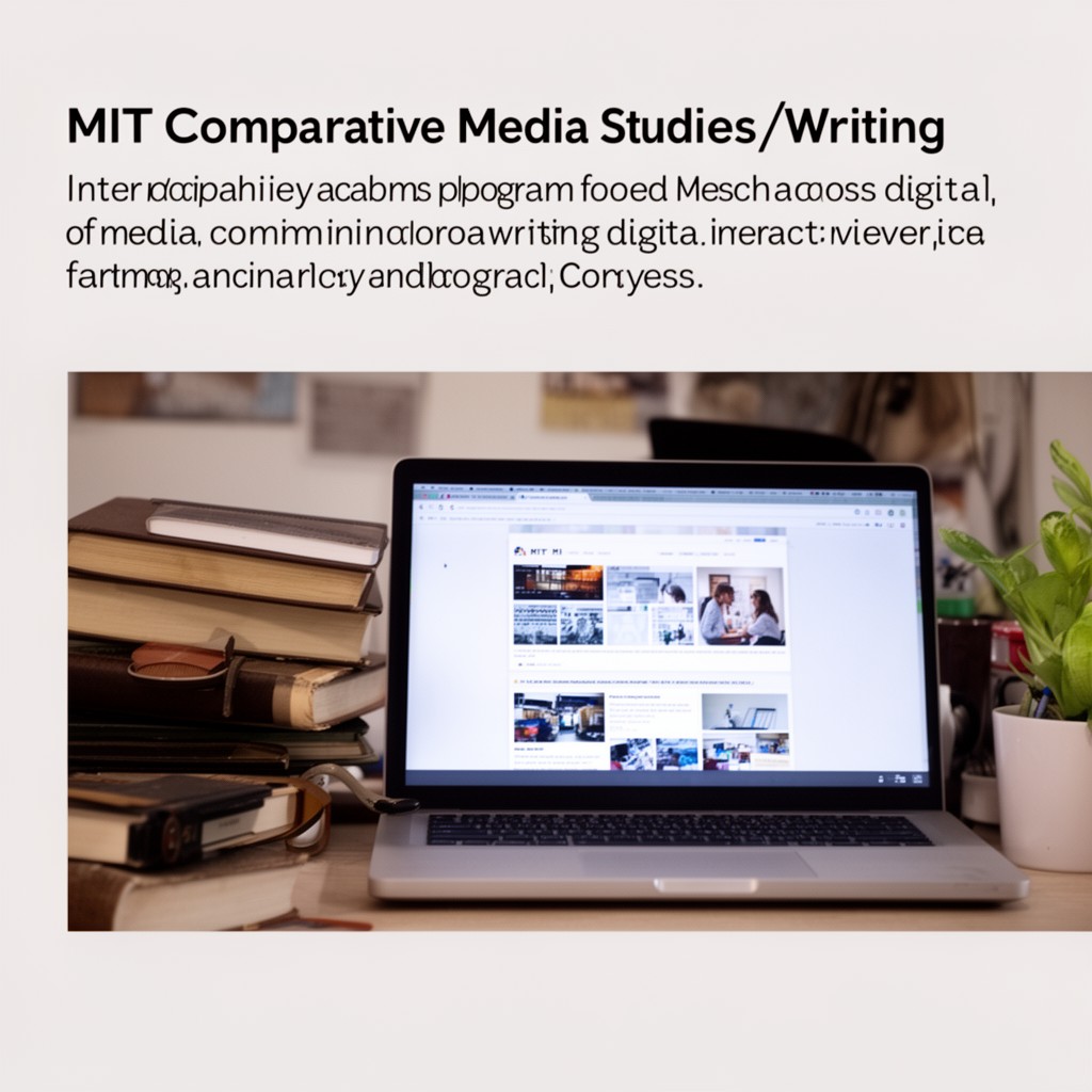 AI-generated illustration of MIT Comparative Media Studies/Writing