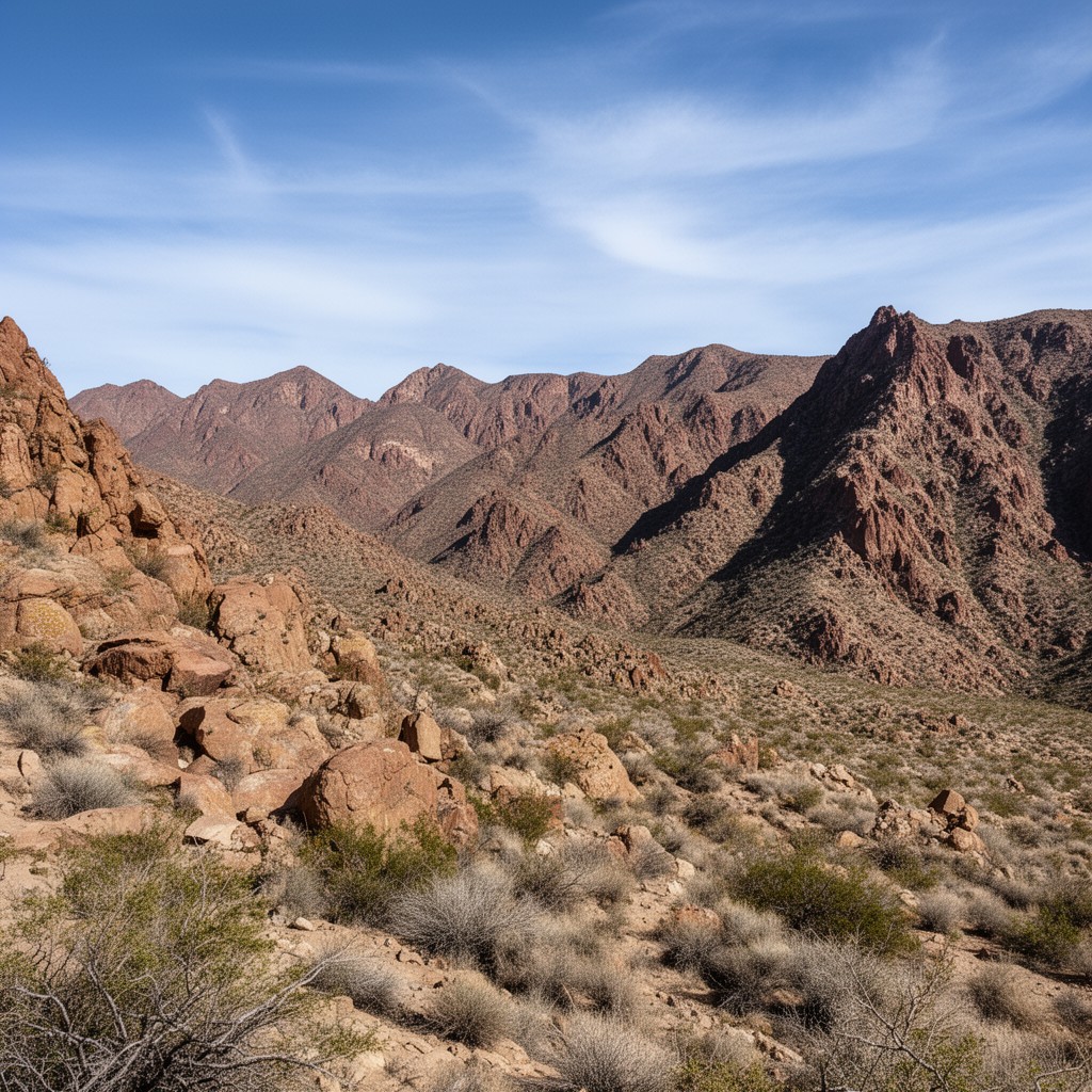 AI-generated illustration of Sierra de San Borja