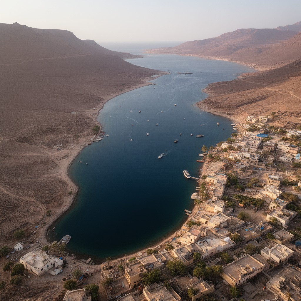 AI-generated illustration of Gulf of Tadjoura