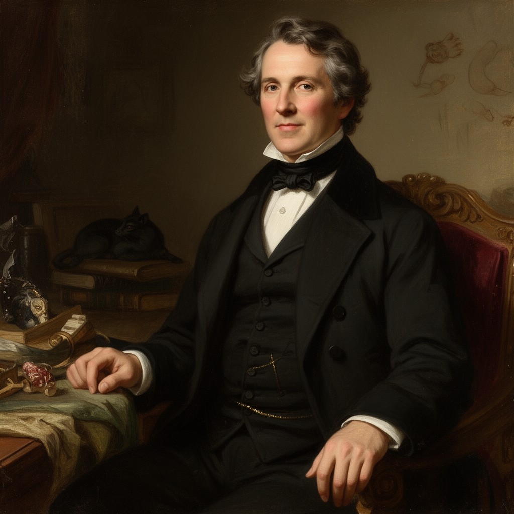 AI-generated illustration of John Edward Gray