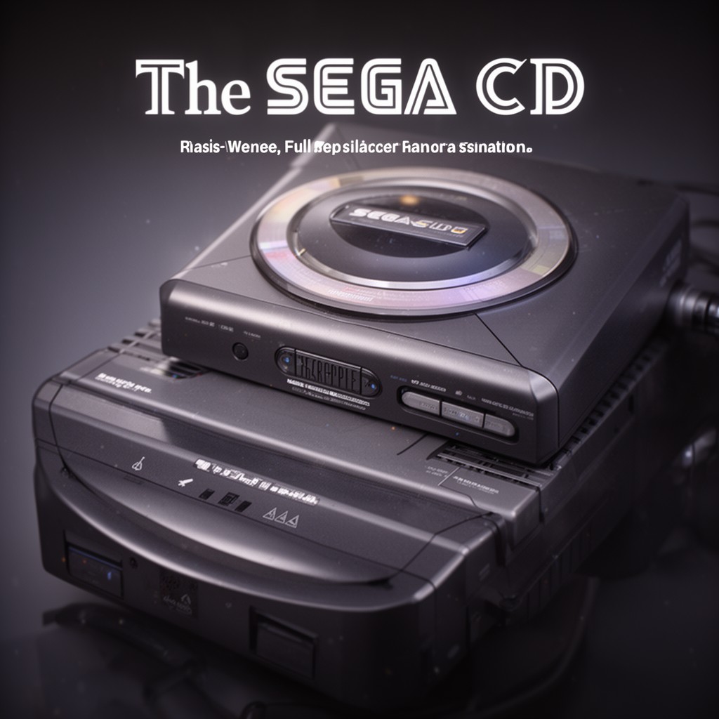 AI-generated illustration of Sega CD