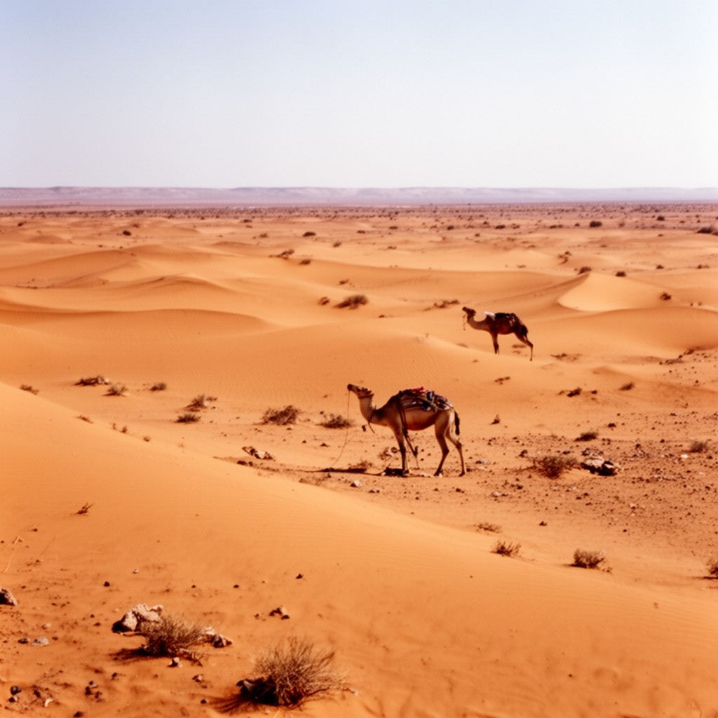 AI-generated illustration of Central Sahara