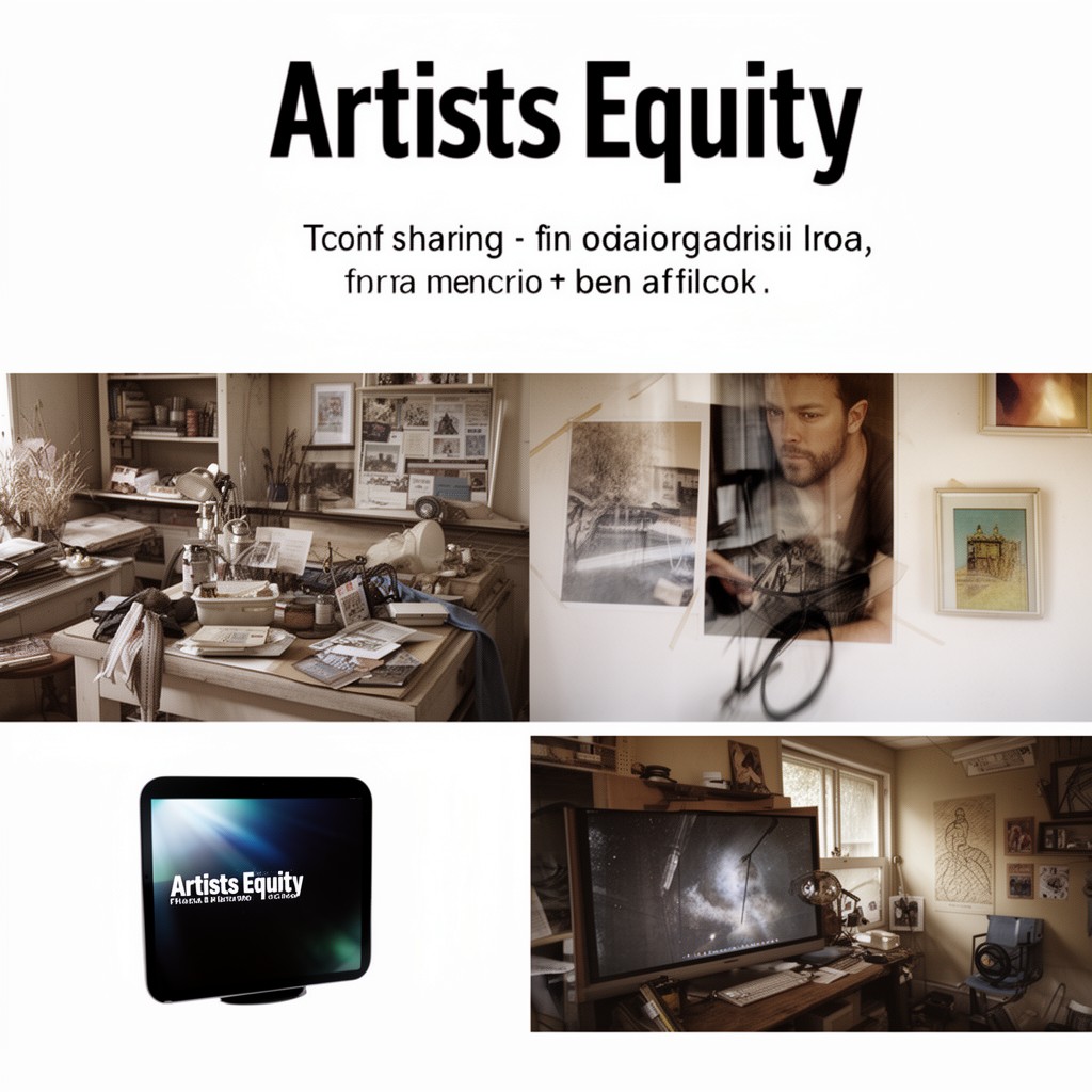 AI-generated illustration of Artists Equity