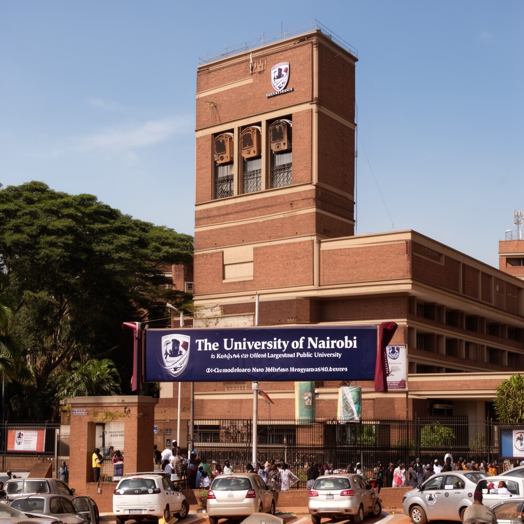 AI-generated illustration of University of Nairobi