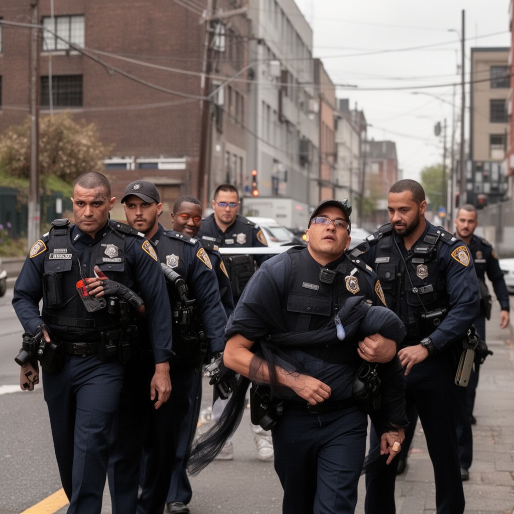 AI-generated illustration of Gang Enforcement Team