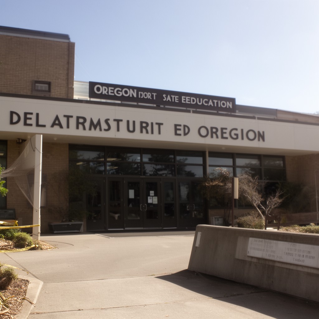 AI-generated illustration of Oregon Department of Education