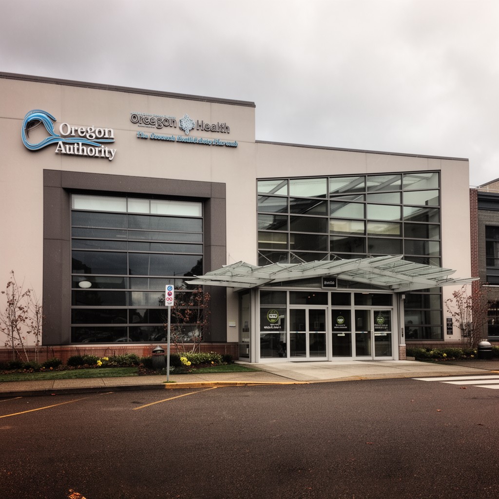 AI-generated illustration of Oregon Health Authority