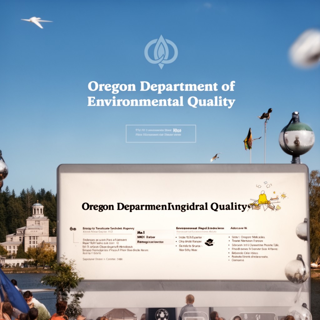 AI-generated illustration of Oregon Department of Environmental Quality