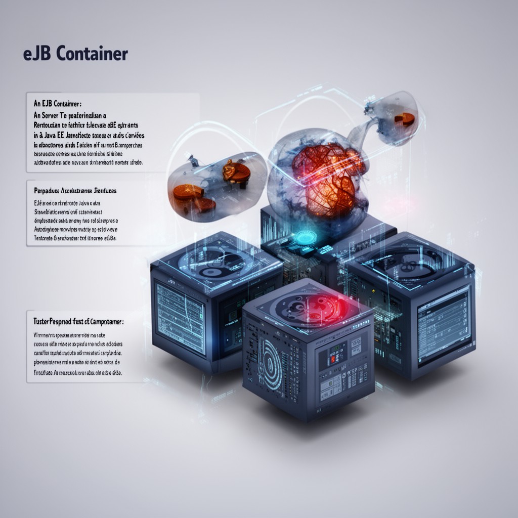 AI-generated illustration of EJB container
