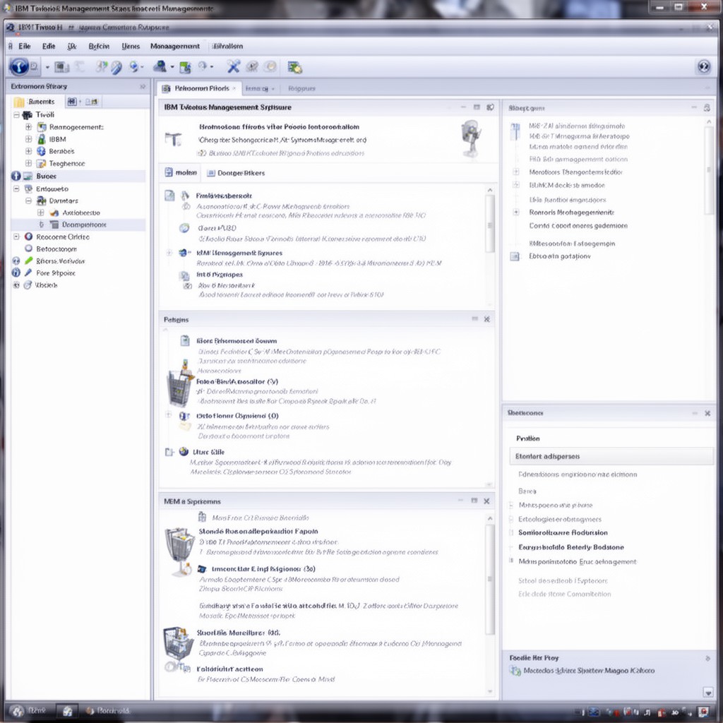 AI-generated illustration of IBM Tivoli management software