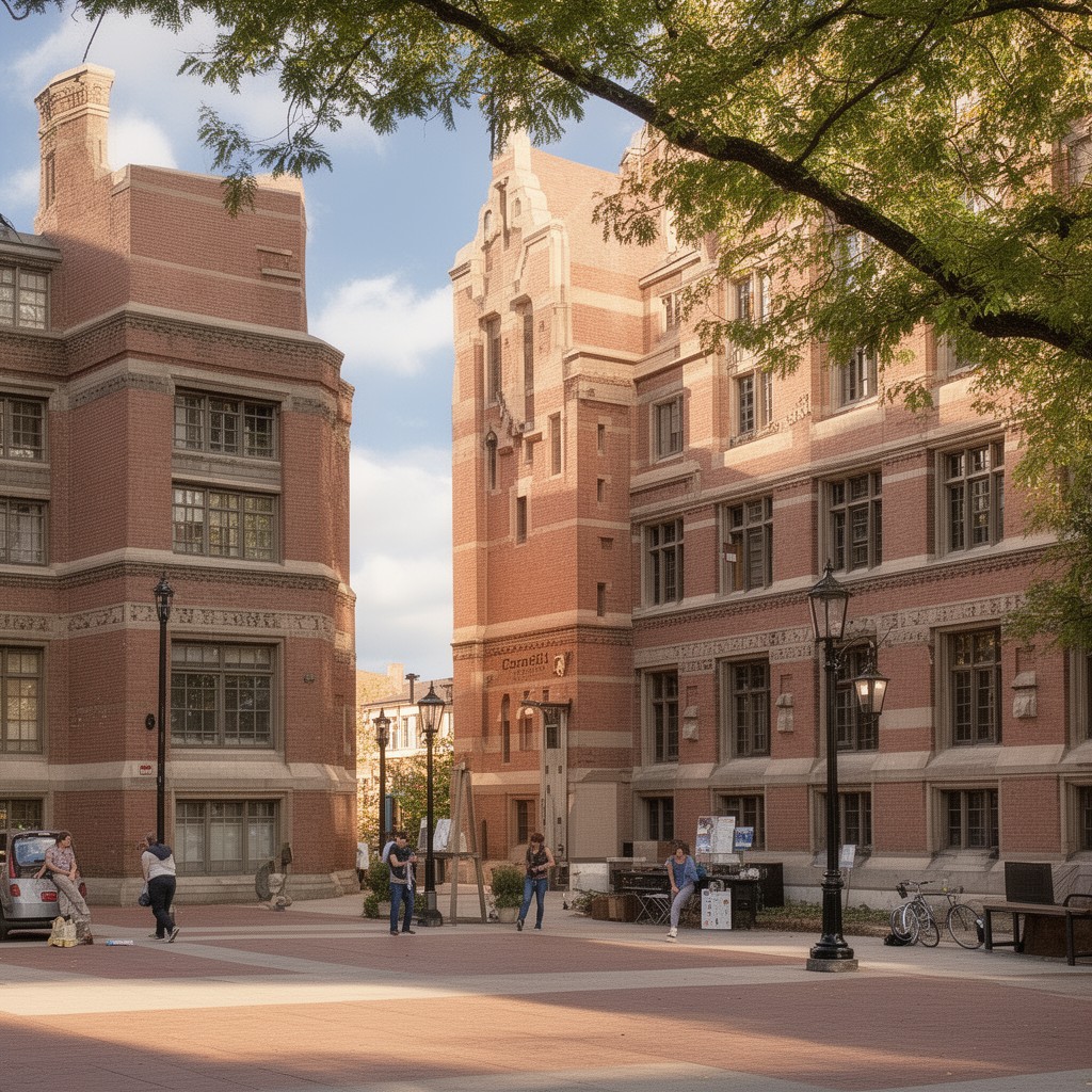 AI-generated illustration of Tjaden Hall