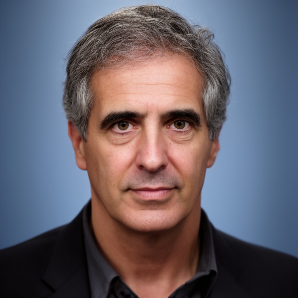 AI-generated illustration of Evángelos Odysséas Papathanassíou