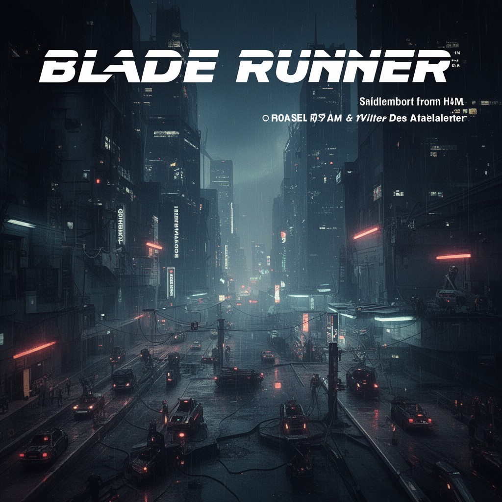 AI-generated illustration of Blade Runner (film score)