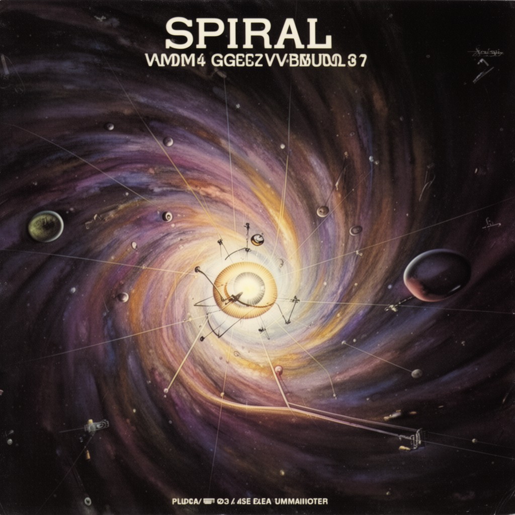 AI-generated illustration of Spiral (album)