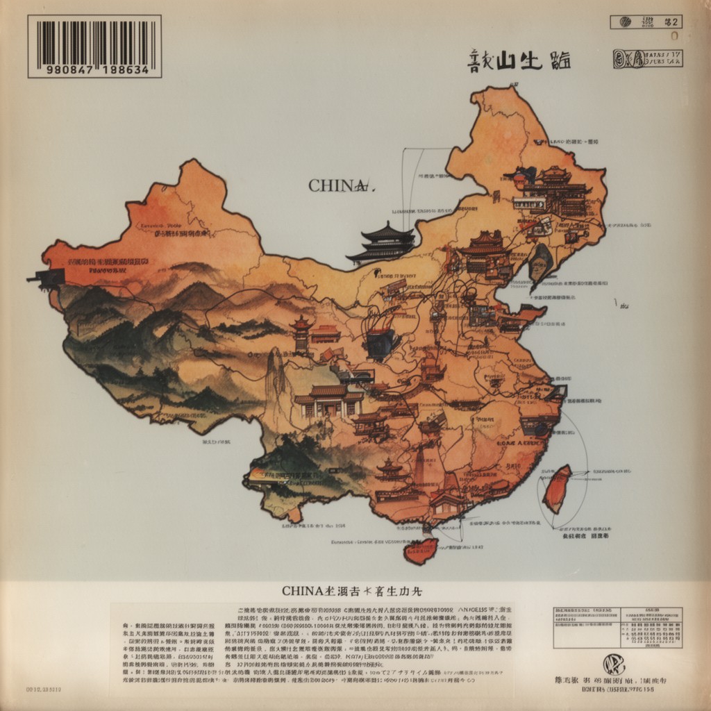 AI-generated illustration of China (album)