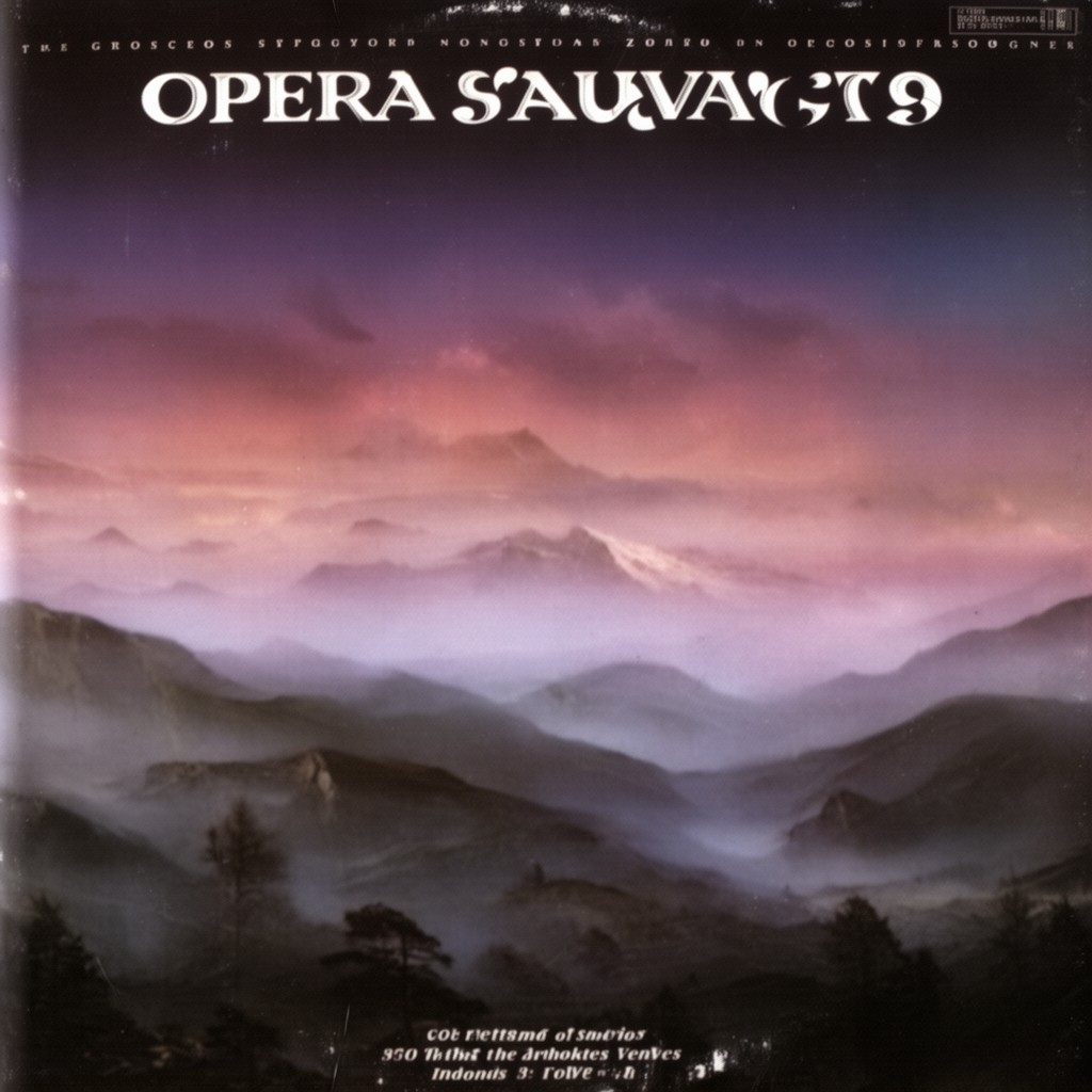 AI-generated illustration of Opera Sauvage (album)