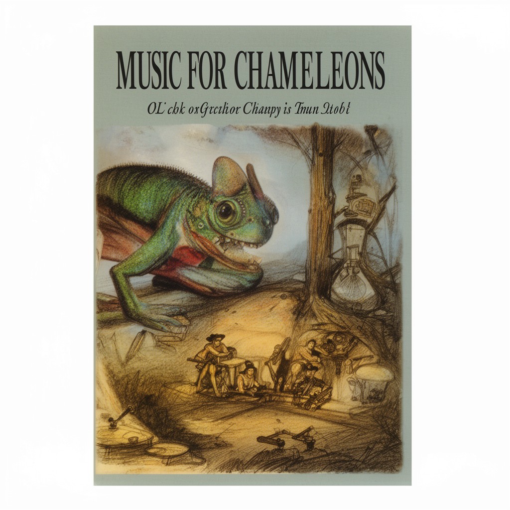 AI-generated illustration of Music for Chameleons