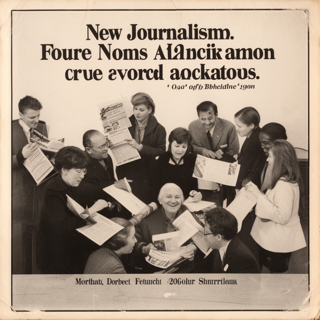 AI-generated illustration of New Journalism