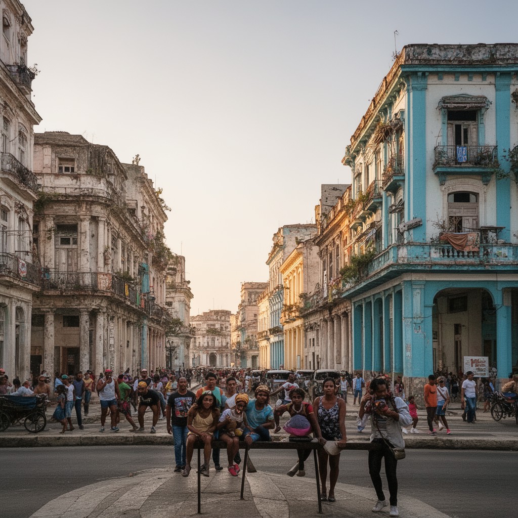 AI-generated illustration of Havana, Cuba