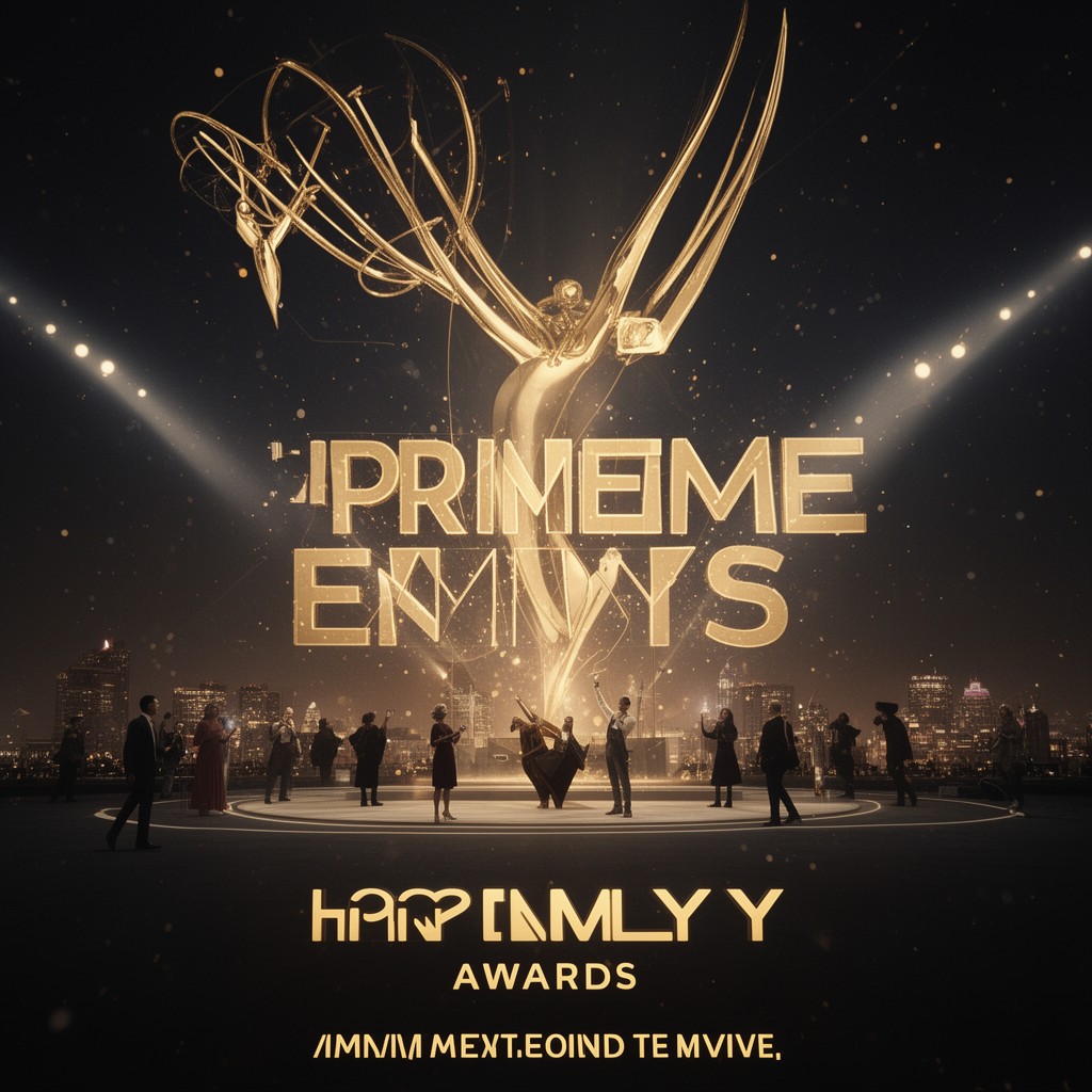 AI-generated illustration of Primetime Emmy Awards