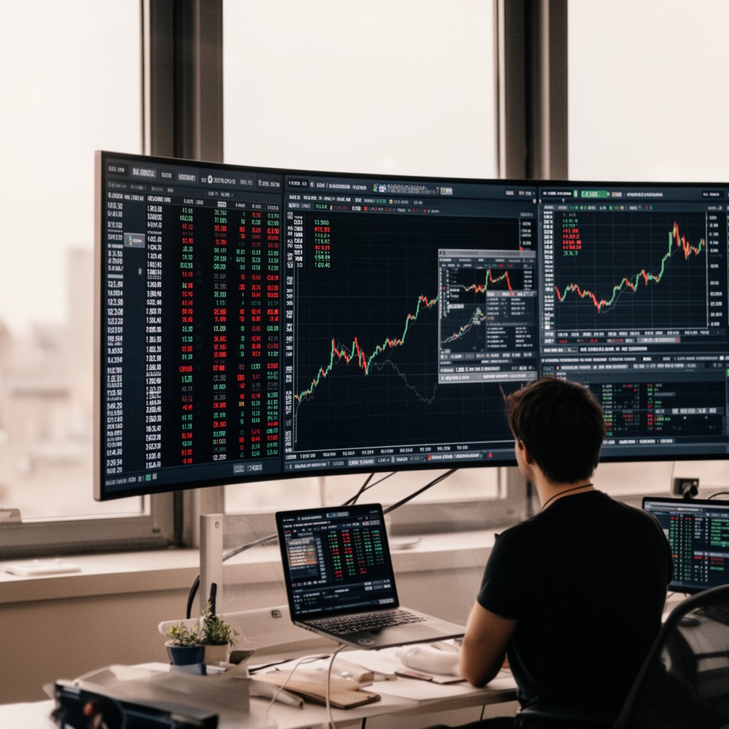 AI-generated illustration of AEX index