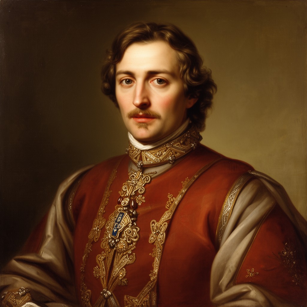 AI-generated illustration of Charles XI of Sweden