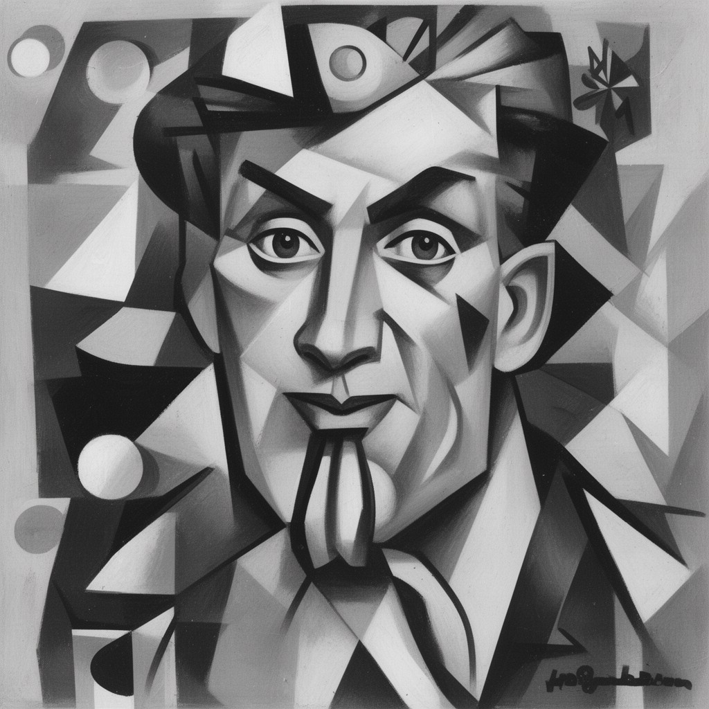 AI-generated illustration of Fernand Léger