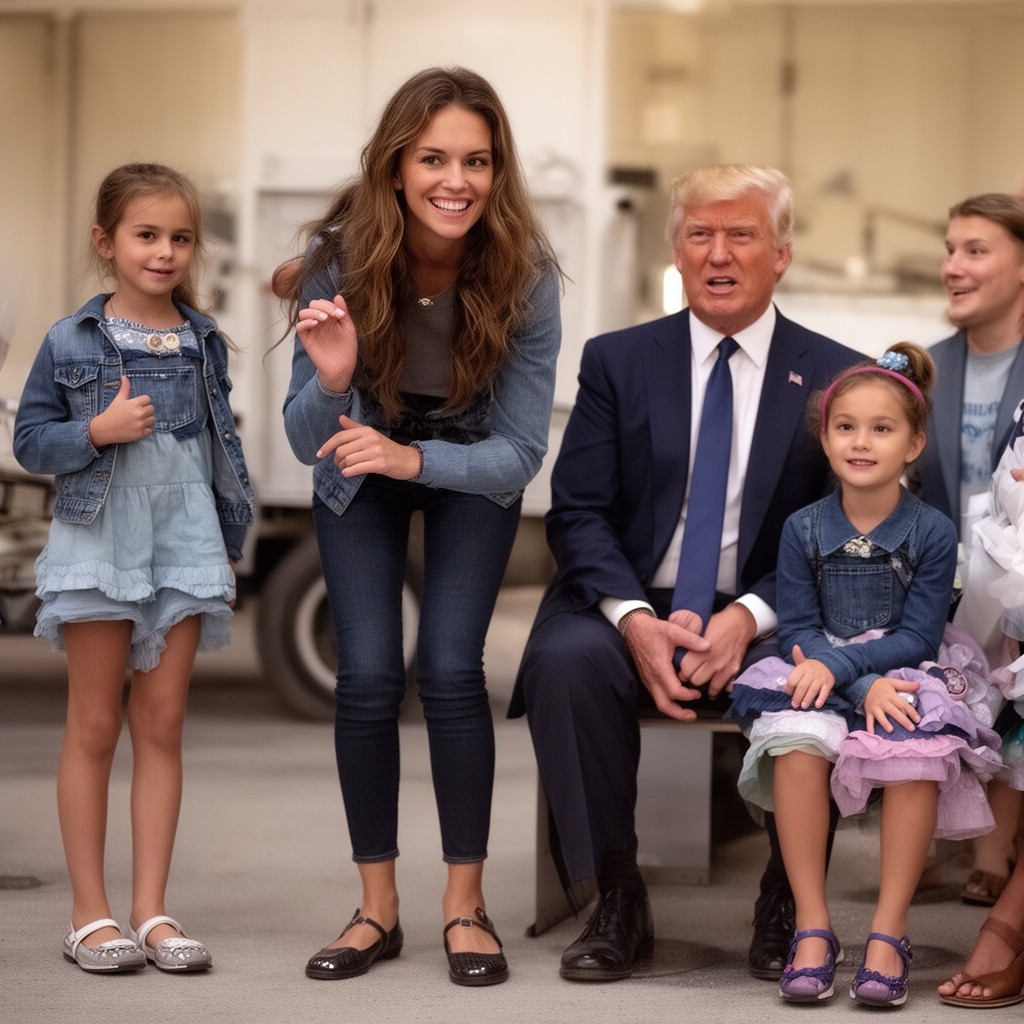 AI-generated illustration of Kai Madison Trump