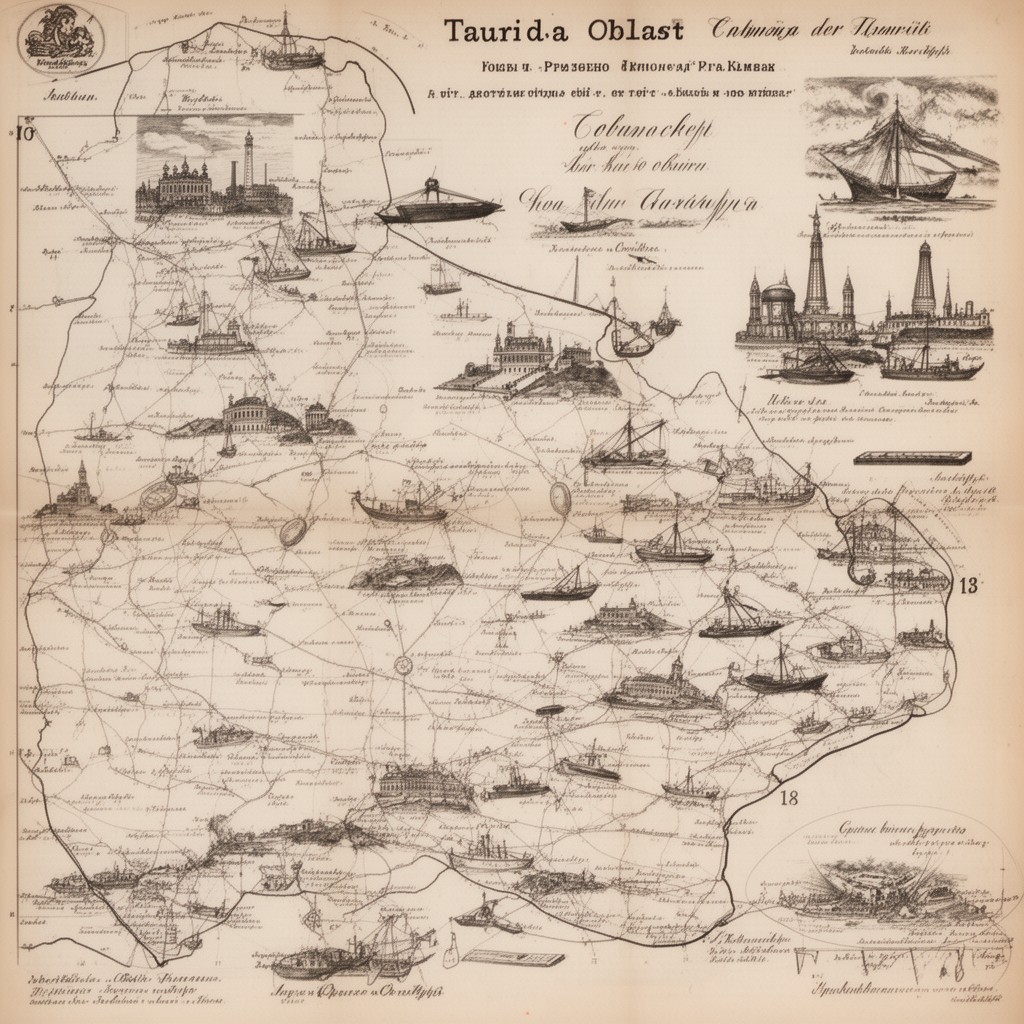 AI-generated illustration of Taurida Oblast