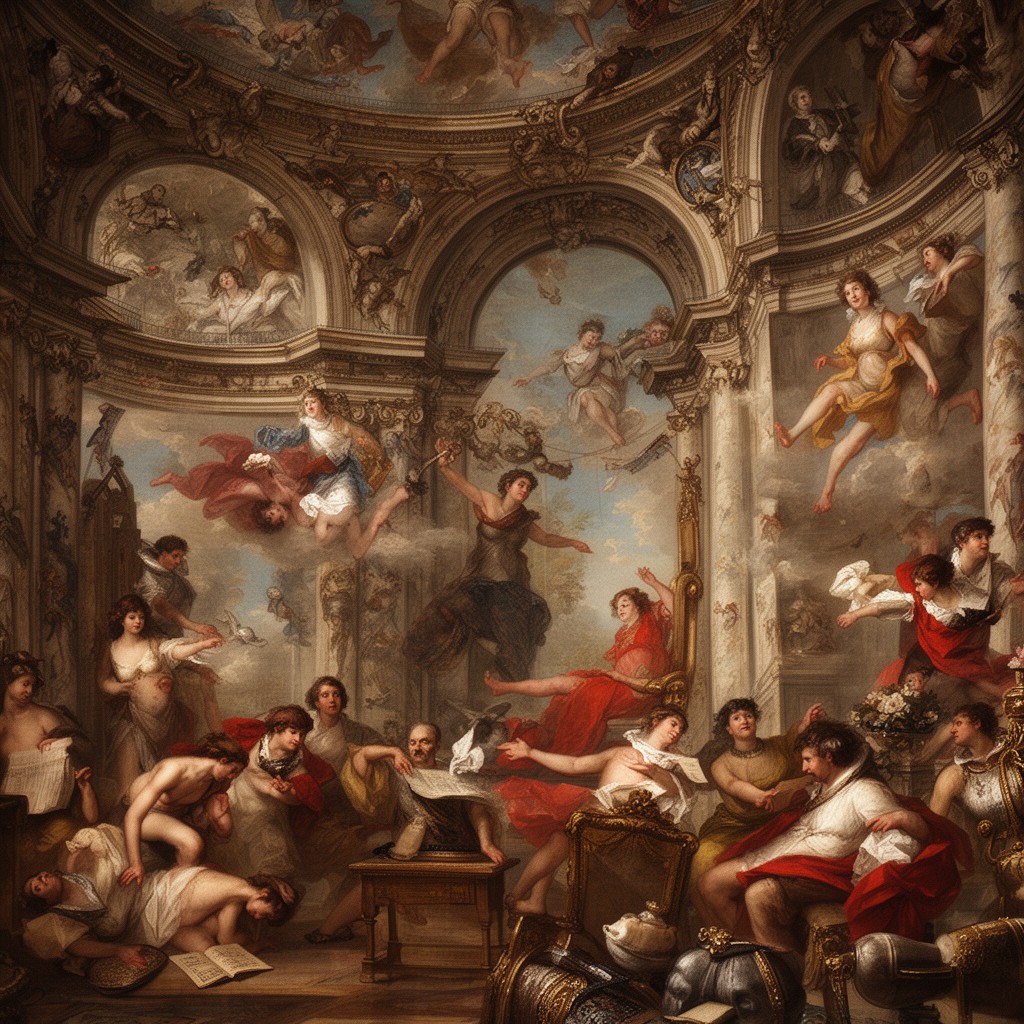 AI-generated illustration of Baroque