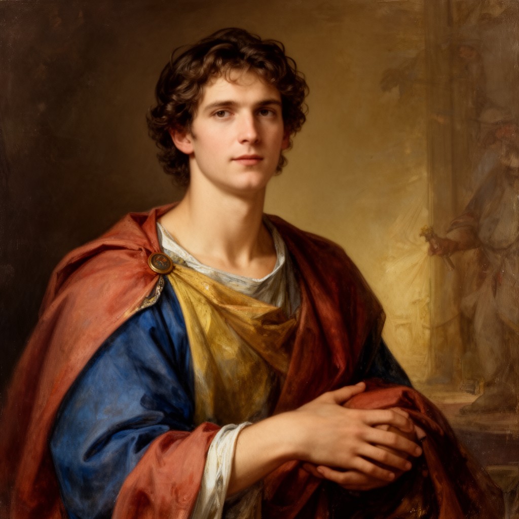 AI-generated illustration of Charmides