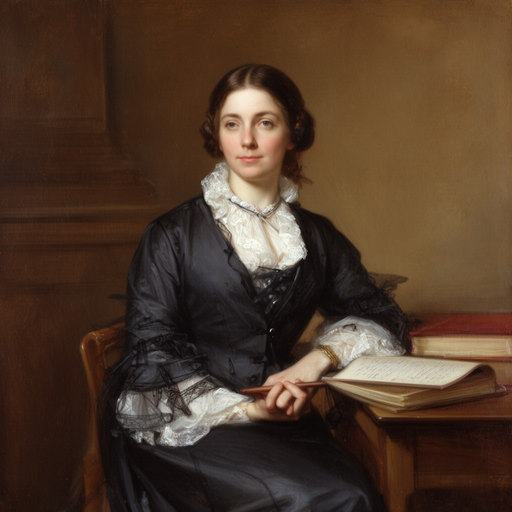 AI-generated illustration of Elizabeth Peabody