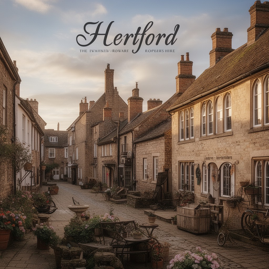 AI-generated illustration of Hertford