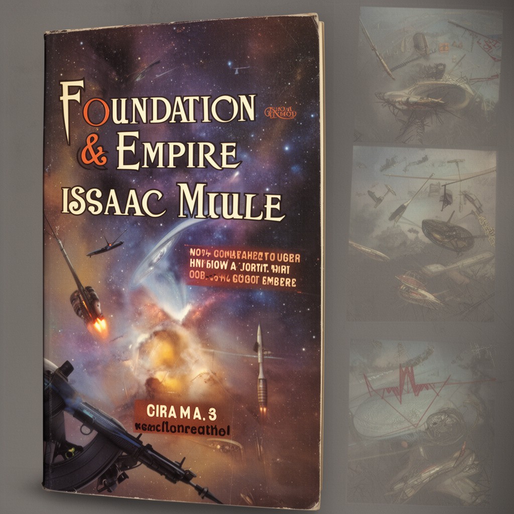 AI-generated illustration of Foundation and Empire
