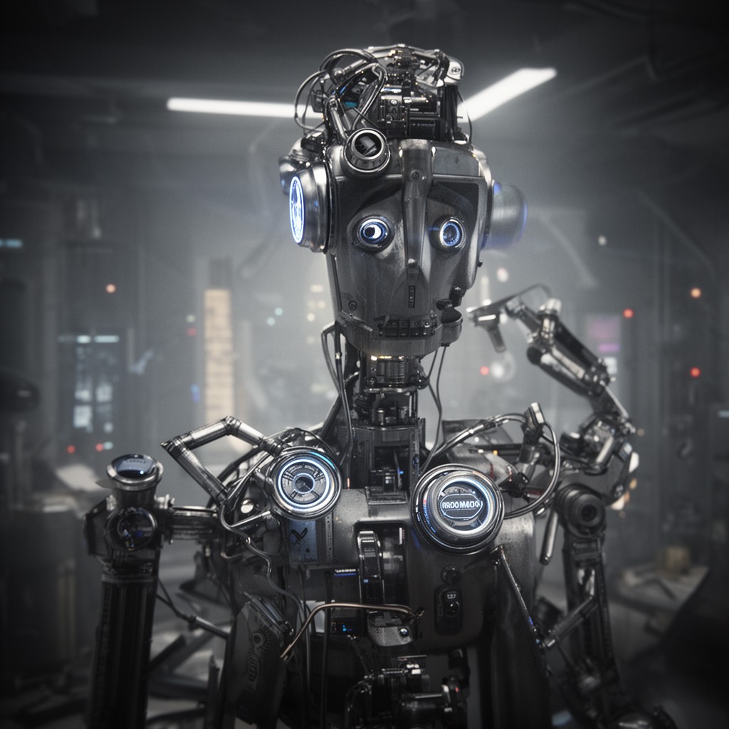 AI-generated illustration of I, Robot